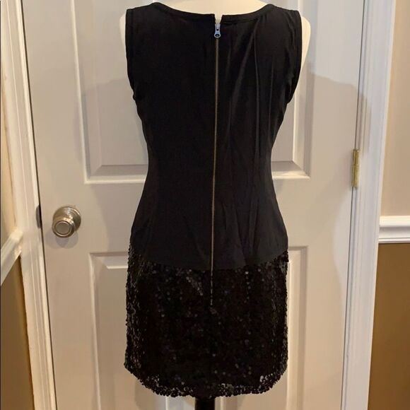 Nanette Lepore  sequin silk drop waist dress 4 - Picture 5 of 10